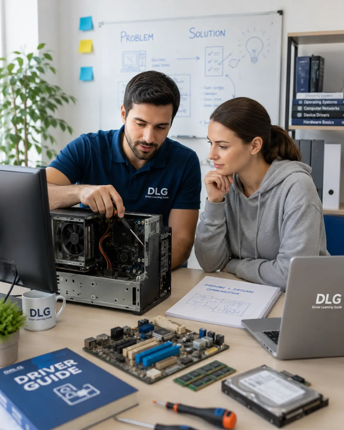 Educational technology guide workspace