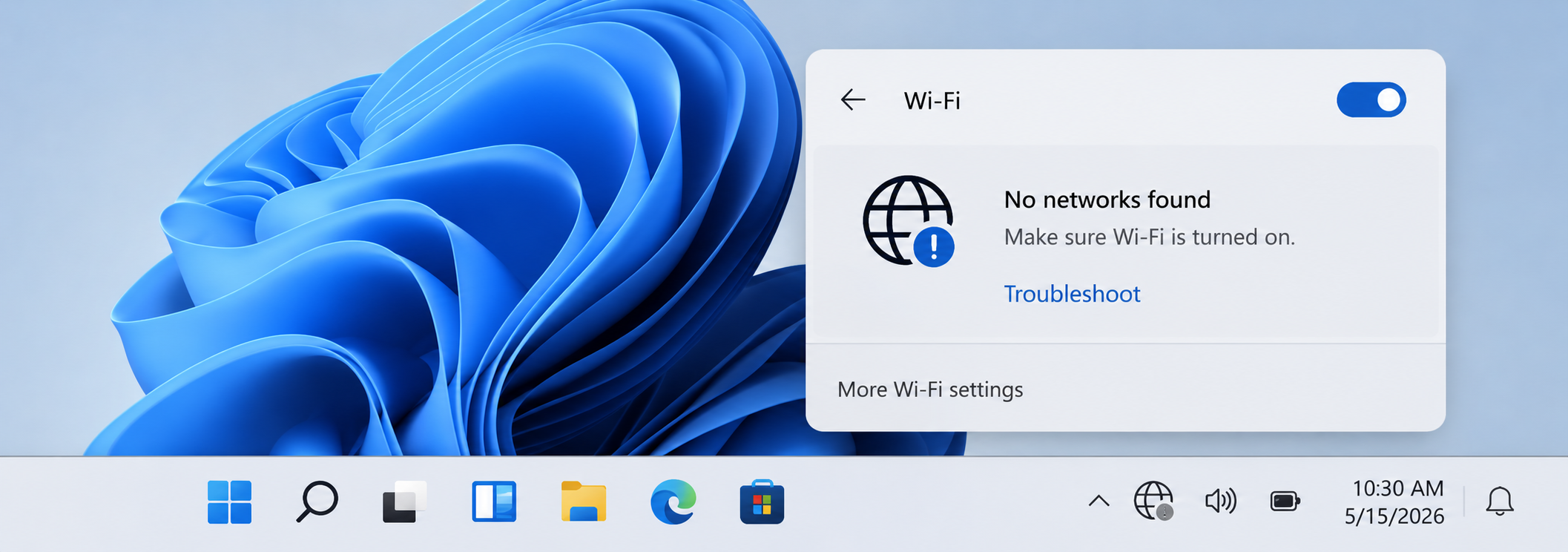 No Networks Found